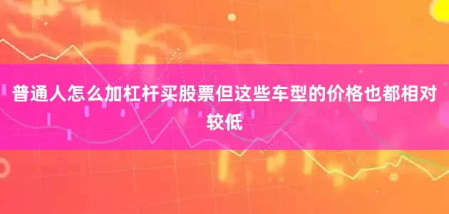 普通人怎么加杠杆买股票但这些车型的价格也都相对较低